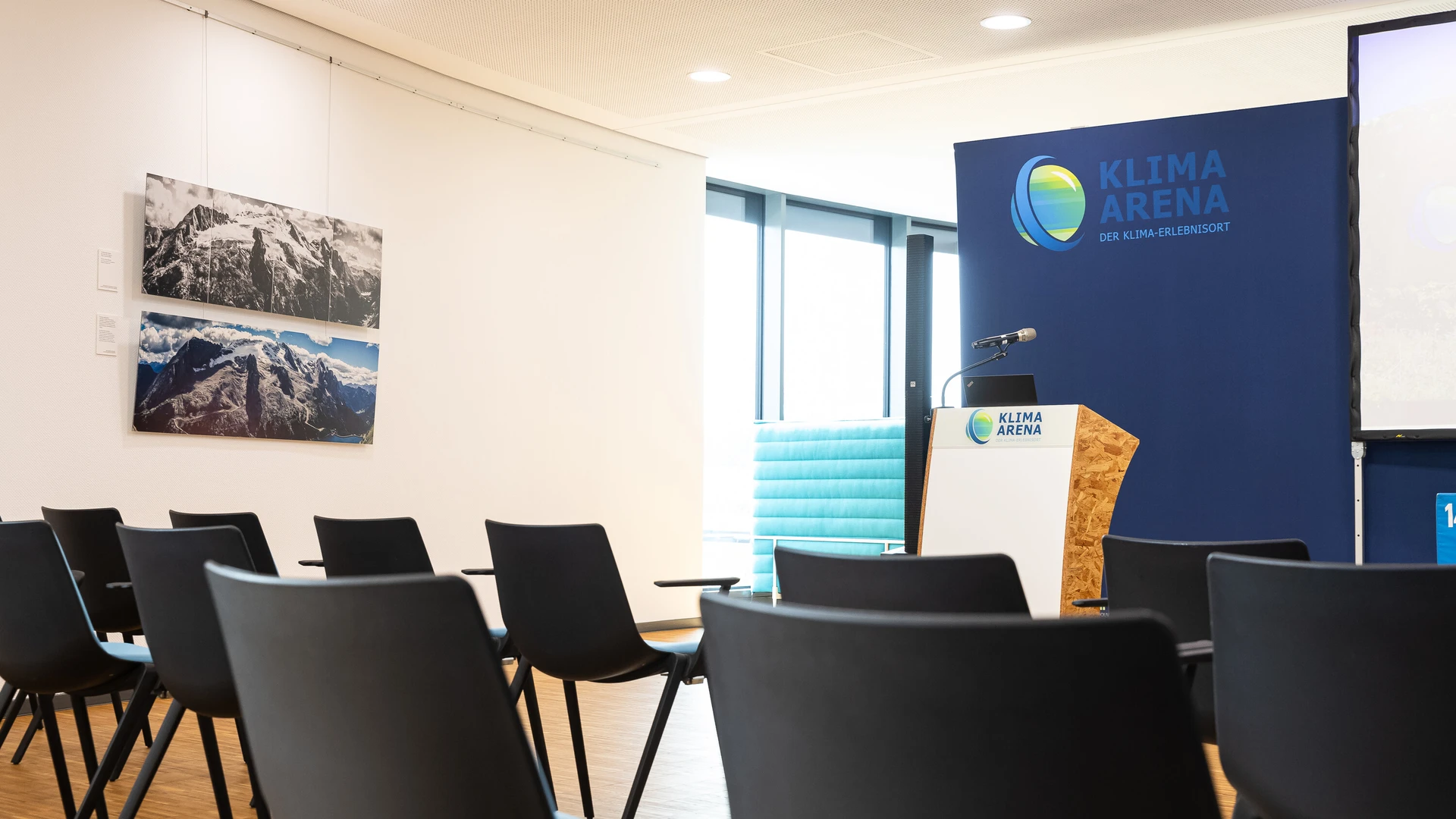 Eine Ansicht der Eventfl&auml;che in der Klima Arena